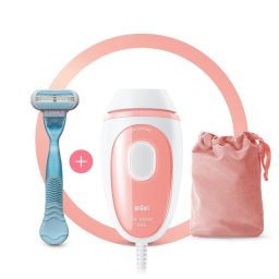 Depiladora Luz Pulsada IPL Braun Silk-expert Mini PL1014 3 Niveles Sensor de Piel Compacta