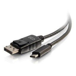 Cable adaptador USB-C a DisplayPort C2G de 1,8 m 4K 30 Hz negro