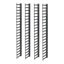 Canaleta para cables APC AR7717A recta vertical negra 42U