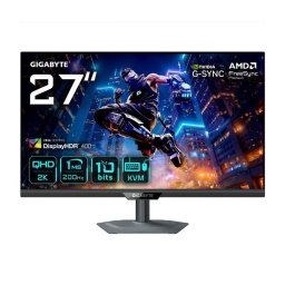 Monitor GIGABYTE M27Q2 27" QHD 200Hz SS-IPS HDR400 FreeSync Premium Ajuste en altura