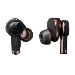 Auriculares Audio-Technica ATH-TWX9 inalámbricos Bluetooth con cancelación de ruido y protección IPX4 marrón