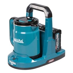 Hervidor inalámbrico Makita KT001GZ 0,8 L Negro/Azul Sin cables