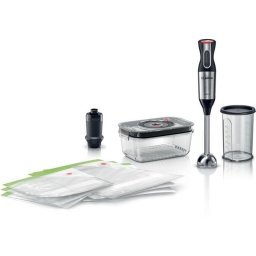 Batidora de inmersión Bosch MSM6S20B 1000 W 0,6 L Negro/Plata