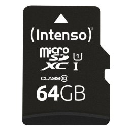 Tarjeta de memoria Intenso 3424490 64 GB MicroSD UHS-I Clase 10 U1 resistente