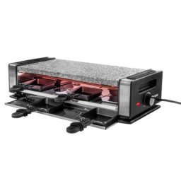 Parrilla de interior Unold 48760 Raclette 8 personas 1200 W Negro/Acero inoxidable