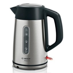 Tetera eléctrica Bosch TWK4P440 1,7 L 2400 W Negro Acero inoxidable