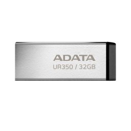 Unidad flash USB ADATA UR350 32 GB USB-A 3.2 Gen 1 negra metálica