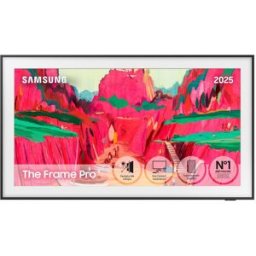 Samsung TV Neo QLED Mini LED 163 cm (65") The Frame Pro TQ65LS03FWUXXC 4K Smart TV, Soporte incluido. Negro