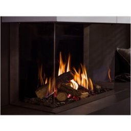 Hergom Hogar Gas Propano MG-83-60 TC DQ 3 Caras. Madera