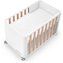 Cotinfant Minicuna-Cuna de colecho (50 x 90 cm.) Doco Style Sleeping blanco-natural. (76 X 95 X 54 Cm) Blanco niño