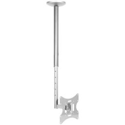 Fonestar Soporte de techo para TV LED STV-666P de 58,42 a 106,68 cm (23 a 42"). Plata