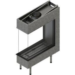 Hergom Hogar Gas Propano MG-73-65 en U DQ. Madera