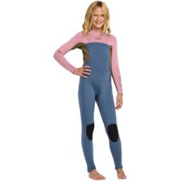 Roxy Traje de surf con cremallera posterior de niños 4-3mm Prologue+ . (8 años) Multicolor