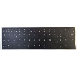 Kit Pegatinas Teclado Español Completo para HP, Vinilo Resistente