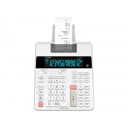 Calculadora casio impresora pantalla lc papel 58 mm impresion bicolor fr-2650rc 12 digitos dc color blanco