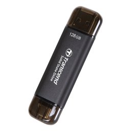 Transcend ESD310C 128GB SSD 3D NAND 1050MB/s USB 3.2 Gen 2x2 Aluminio AES Thunderbolt