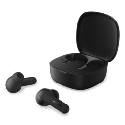 Auriculares Philips TAT2200BK/00 inalámbricos Bluetooth con Cancelación Activa de Ruido, Micrófono y protección IPX4, negro