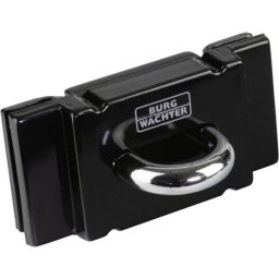 Anclaje De Seguridad Burg Wächter Sa 1180 Sb De Acero Templado, Montaje En Pared O Suelo, Acabado Negro Brillante, Nivel De Seguridad 6, Incluye Anclajes De Expansión