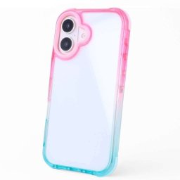 Funda Bumper Reforzada Degradada Compatible Con Iphone 16 Plus