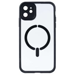 Funda Bumper Compatible Con Magsafe Con Cubre Cámara Compatible Con Iphone 11