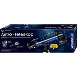 Telescopio KOSMOS Astro-Teleskop Astronomía 175x Aumentos Negro