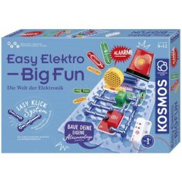 Kit de electrónica Kosmos Easy Elektro - Big Fun, Multicolor, para niños de 8 a 12 años