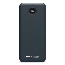 Batería externa Port Designs 907006 10000 mAh Power Delivery Carga rápida Negro