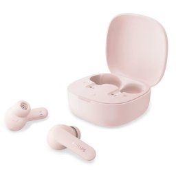 Auriculares Philips TAT2100 inalámbricos Bluetooth TWS para llamadas y música rosa