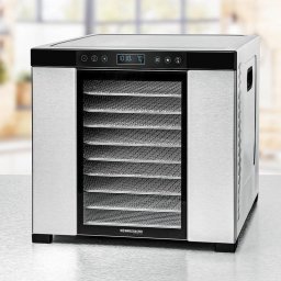 Deshidratador de alimentos Rommelsbacher DA 1050 1000 W 10 bandejas acero inoxidable