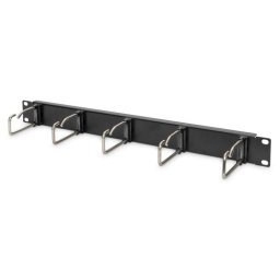 Panel de gestión de cables Digitus para rack 19" 1UA con estribos de acero