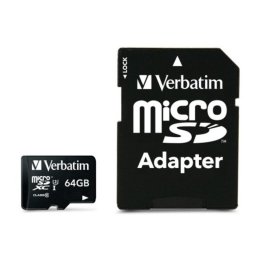 Tarjeta de memoria Verbatim Pro 64 GB microSDXC UHS Clase 10