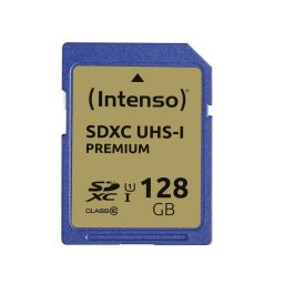Tarjeta de memoria Intenso SDXC 128GB Clase 10 UHS-I U1 Azul