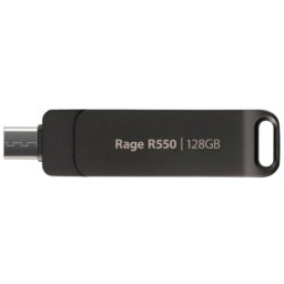Memoria USB Patriot Rage R550 128 GB USB-A y USB-C 3.2 Gen 1 100 MB/s