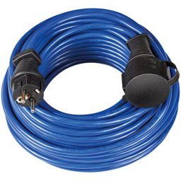 Regleta Brennenstuhl 1169820 1 toma Cable alargador 25 m IP44 azul