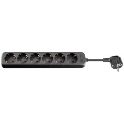 Regleta goobay 38839 6 Tomas 5 m Protección infantil IP20 Negra