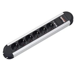Regleta Bachmann PRIMO 6 Tomas 1,75 m con Protección y Diseño Resistente