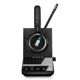 Auriculares EPOS IMPACT SDW 5036T inalámbricos DECT con cancelación de ruido, micrófono y uso oficina, negros