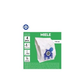 Pack De 4 Bolsas De Microfibra Compatibles Con Aspiradoras Miele S2, S4, S5, S6, S8
