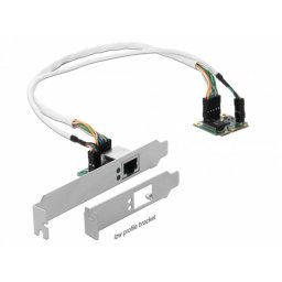 Tarjeta de red DeLOCK 95265 Mini PCIe Gigabit Ethernet 1000 Mbit/s extraíble