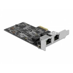 Tarjeta de red DeLOCK 89530 PCI Express x2 2 x RJ45 2,5 Gigabit LAN perfil bajo