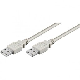 Goobay Cable USB 2.0 Macho/Macho 1.8m Gris