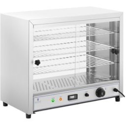 Vitrina caliente - 54 cm - Royal Catering - 1,000 W - 3 insertos 10012357