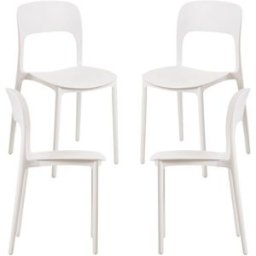 RegalosMiguel Pack 4 Sillas Ambiance - Blanco