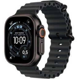 Apple Watch Ultra 3 GPS + Cellular 49mm Titanio negro con Correa Ocean Negro. Titanio Negro