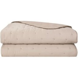 Yves Delorme Edredón algodón Triomphe . (Cama 180 cm) Piedra