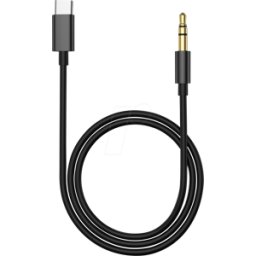 FONTASTIC 266669 - Cable adaptador USB C a jack, cable estéreo, 1,5 m.