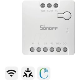 SONOFF SON MINI-D - Actuador de conmutación de 1 canal, Matter a través de Wi-Fi, co
