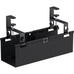 MYWALL MYW HZ56-1L - Gestor de cables debajo de la mesa, montaje de abrazadera, cesta