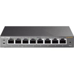 TP-LINK TPLINK TLSG108PE - Switch, 8 puertos, Gigabit Ethernet, PoE