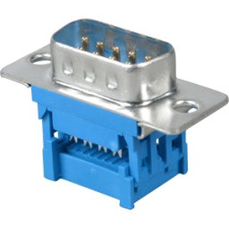 FREI D-SUB ST 09FB - Conector D-SUB, 9 polos, cable plano, sin aislante